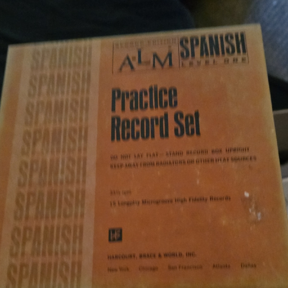 ALM Spanish Practice Record Set